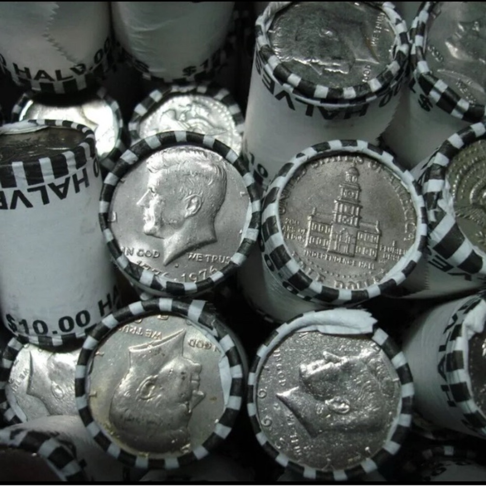 3 Kennedy Half Dollar Roll Unopened OBW Unsearched Guaranteed That’s 60 Coins!!!